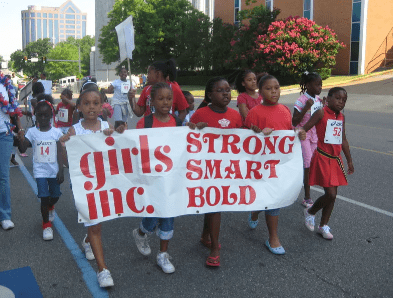 group of young girls